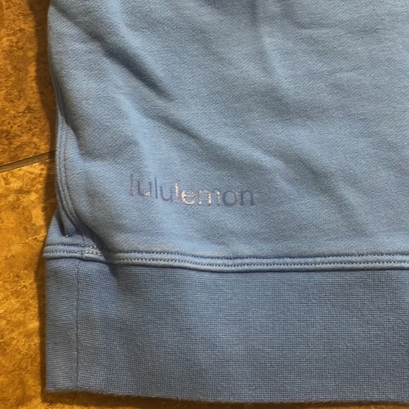 Lululemon oversized crew *graphic Blue Nile. Size 10 - Picture 4 of 8